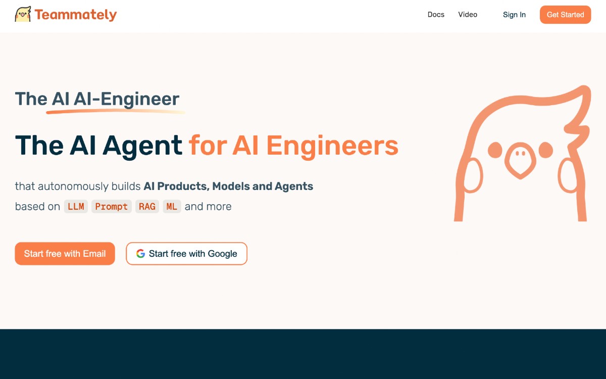 Teammately: بناء منتجات ونماذج ووكلاء الذكاء الاصطناعي باستخدام الذكاء الاصطناعي