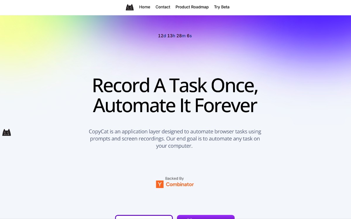CopyCat: دع الذكاء الاصطناعي يقوم بالمهام المتكررة نيابة عنك