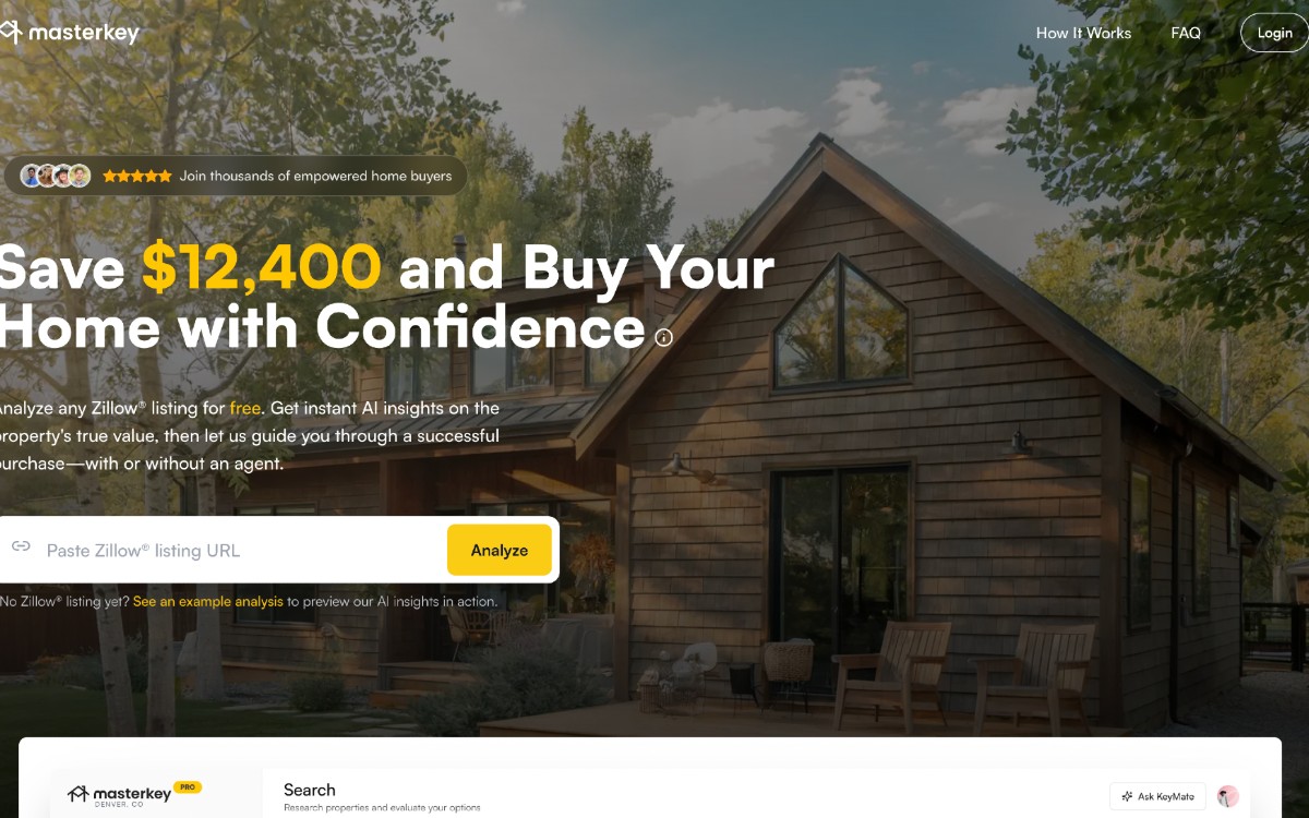 MasterKey: تحليل القوائم وتسهيل البحث عن العقارات