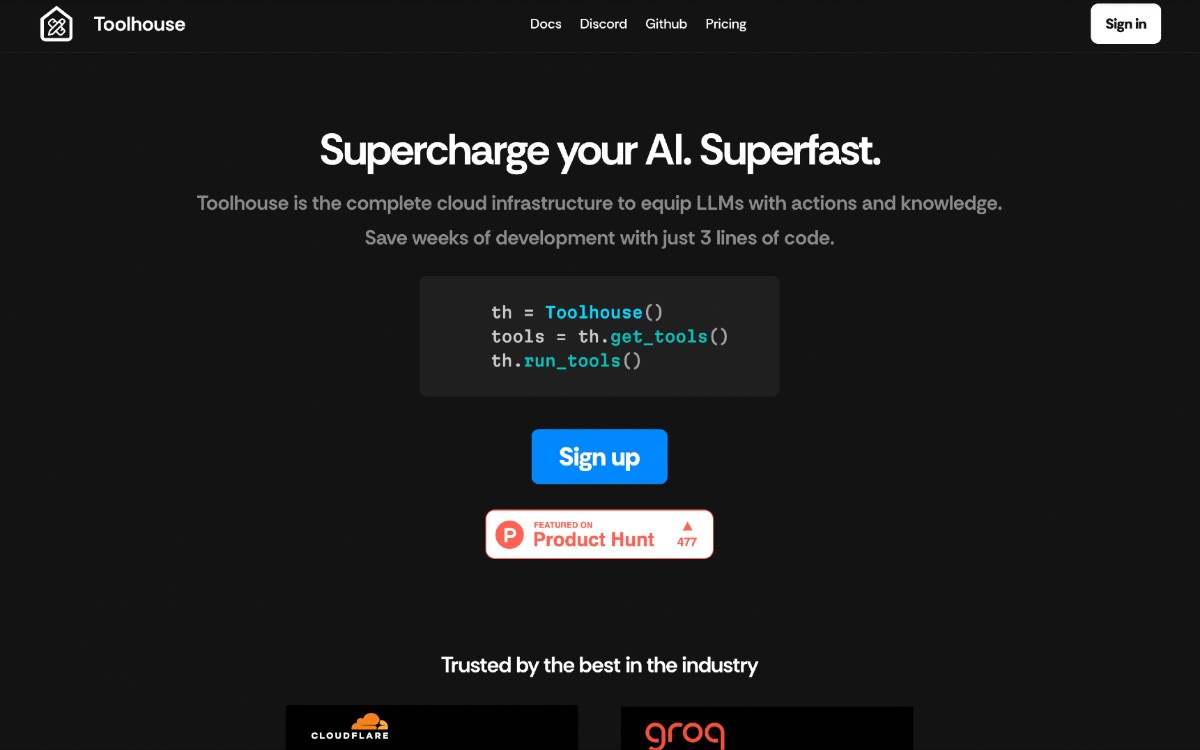 Toolhouse: أنشئ الأكواد في دقائق