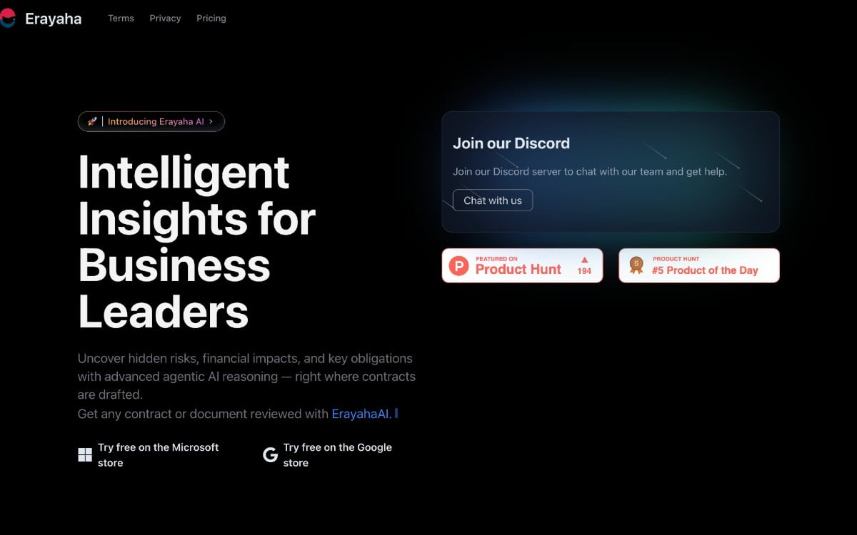 Erayaha: مراجعة العقود باستخدام الذكاء الاصطناعي