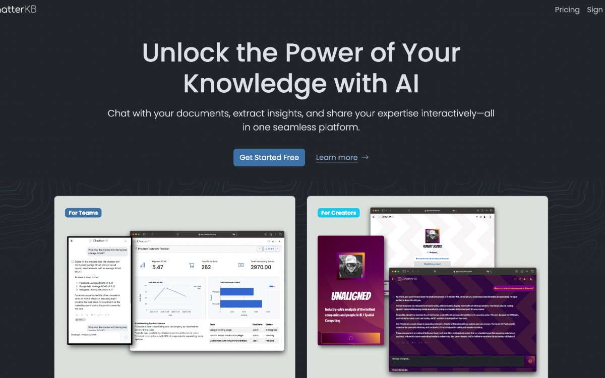 ChatterKB: تحدث مع مستنداتك للعثور على رؤى