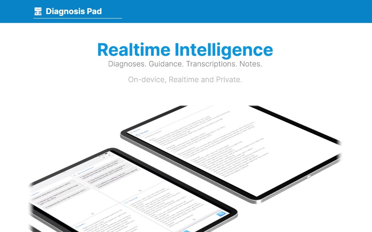 Diagnosis Pad: أداة الذكاء الاصطناعي السريرية للرعاية الصحية