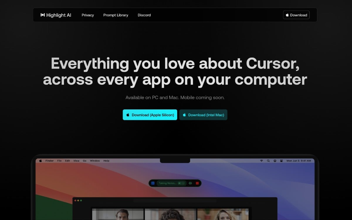 Highlight AI: مساعد سياقي شخصي