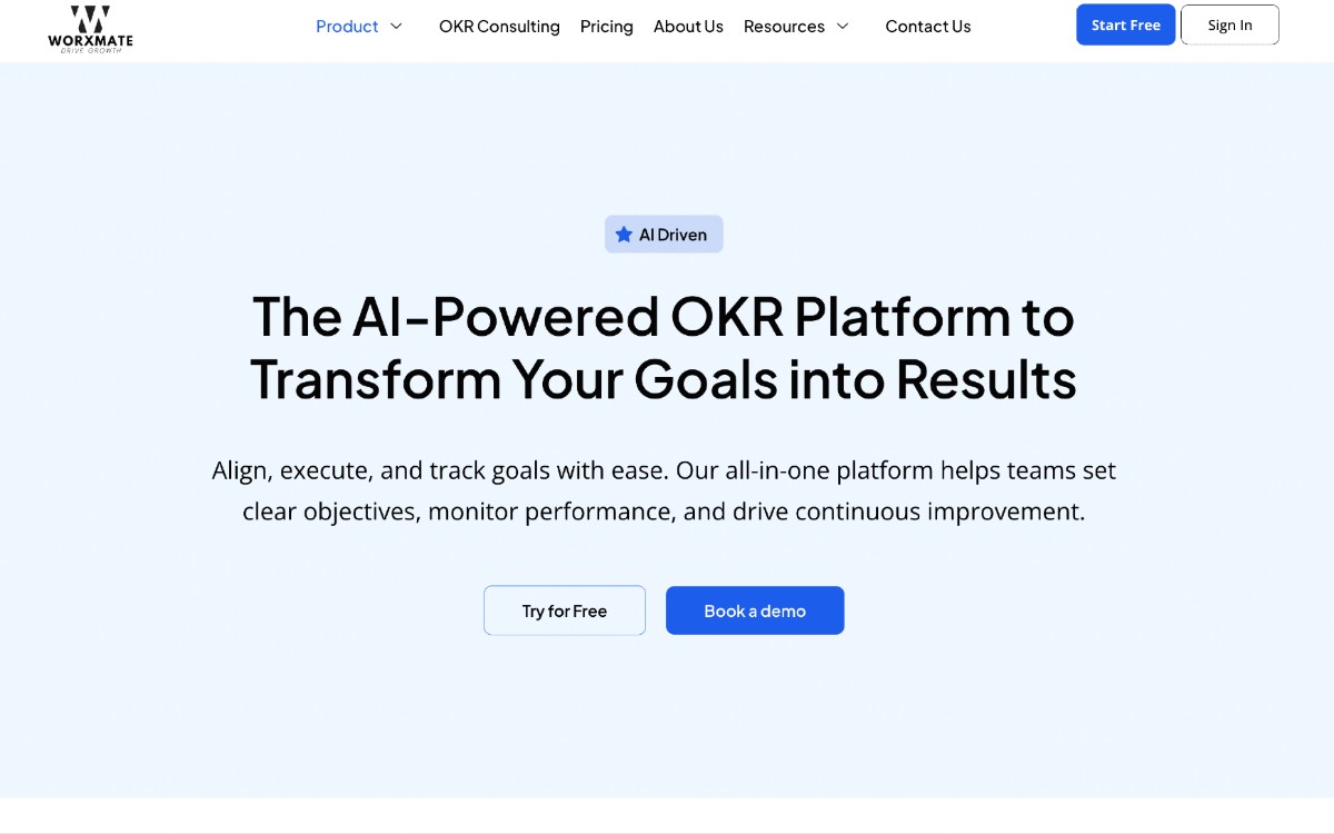 Worxmate: حسّن أداء فريقك بالذكاء الاصطناعي