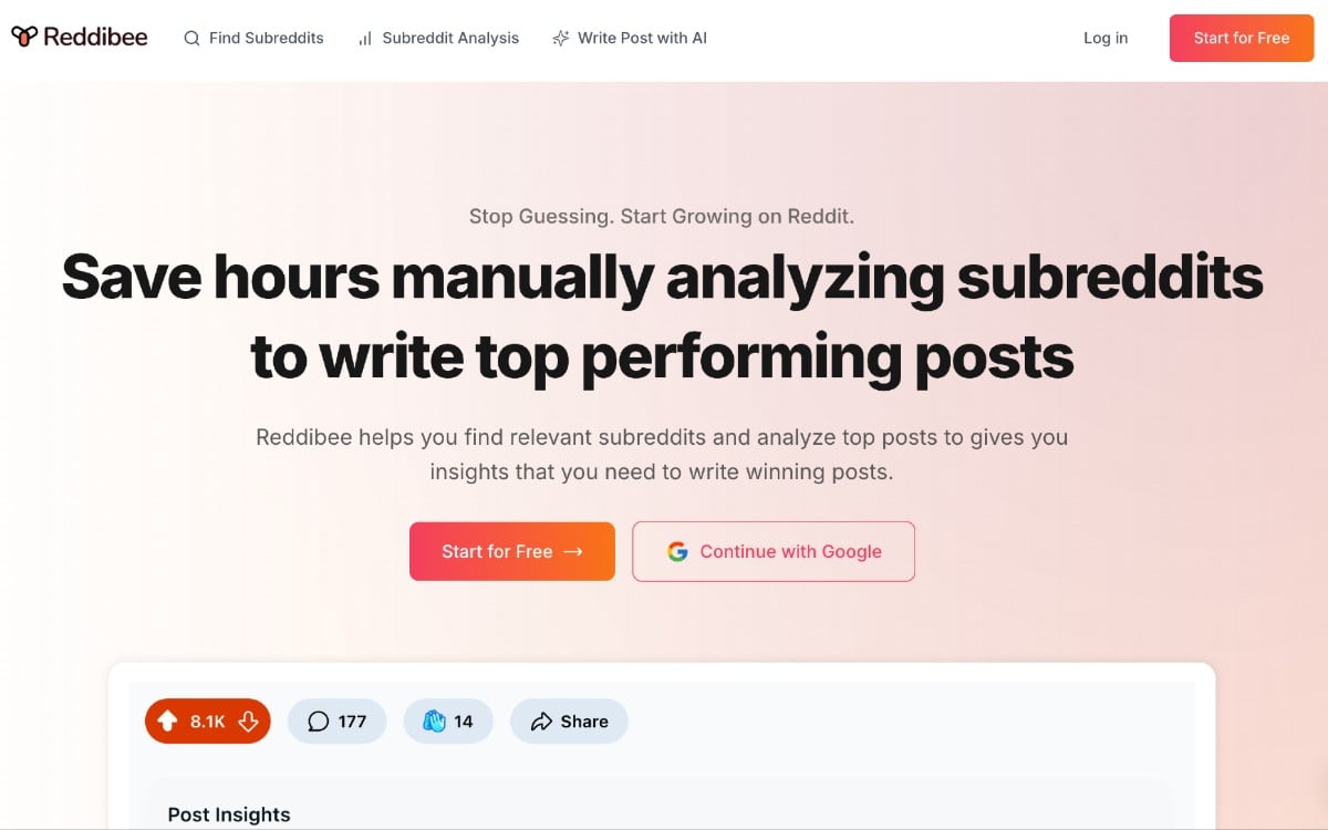 ريديبي: نمِّ وجودك على ريديت