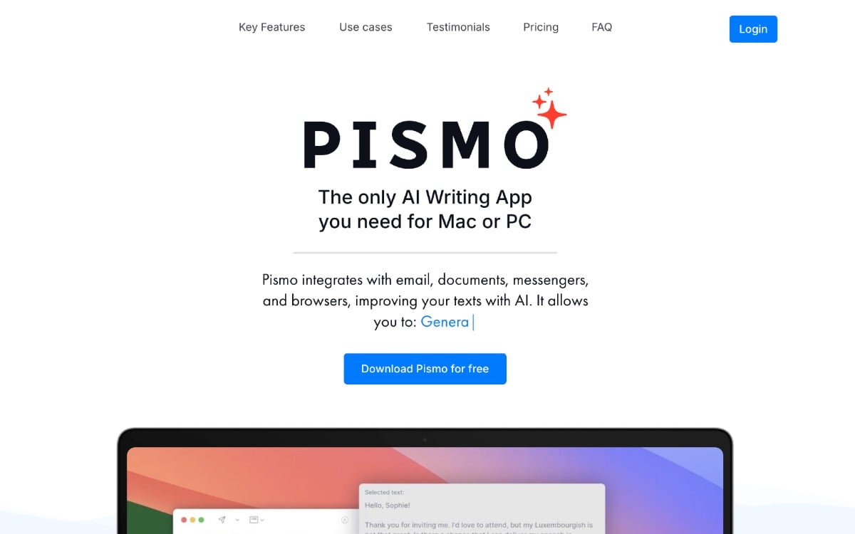 Pismo: مدربك الشخصي في الكتابة
