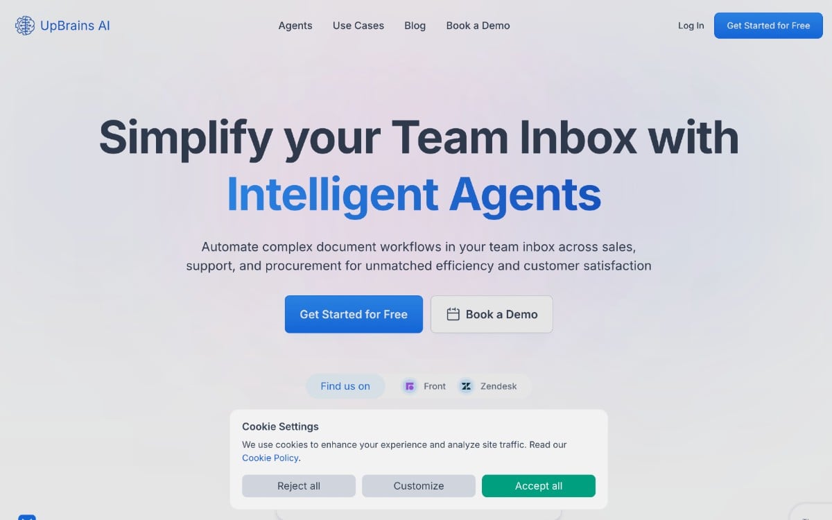 UpBrains AI: أداة التشغيل الآلي الذكية لعمليات العملاء
