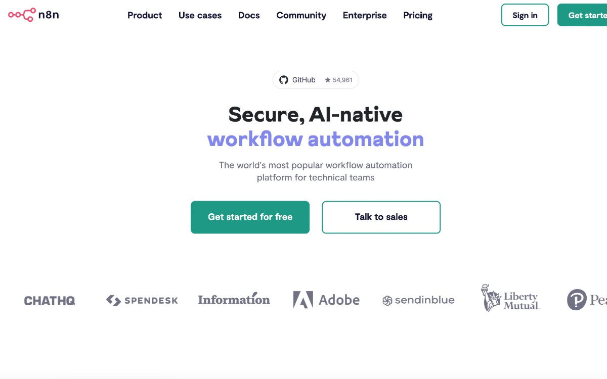N8N: أداة أتمتة سير العمل للتكنولوجيا