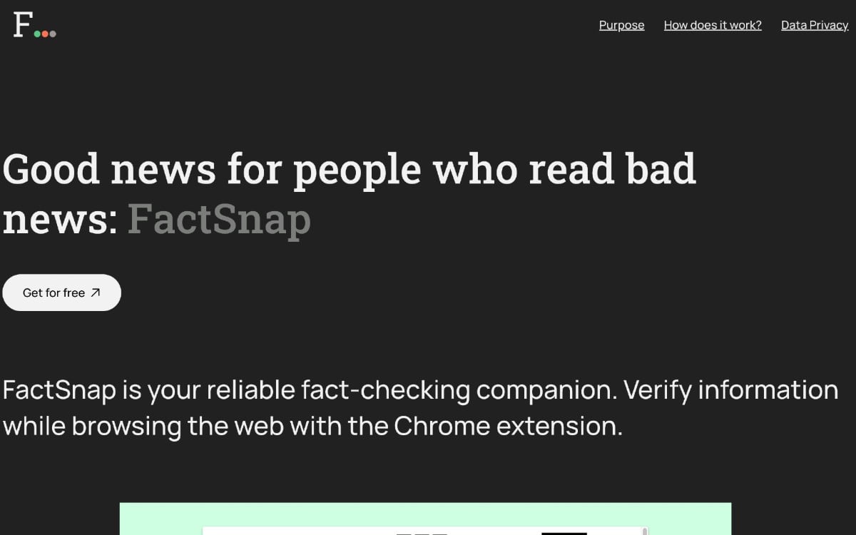 FactSnap: التحقق من المعلومات بالذكاء الاصطناعي