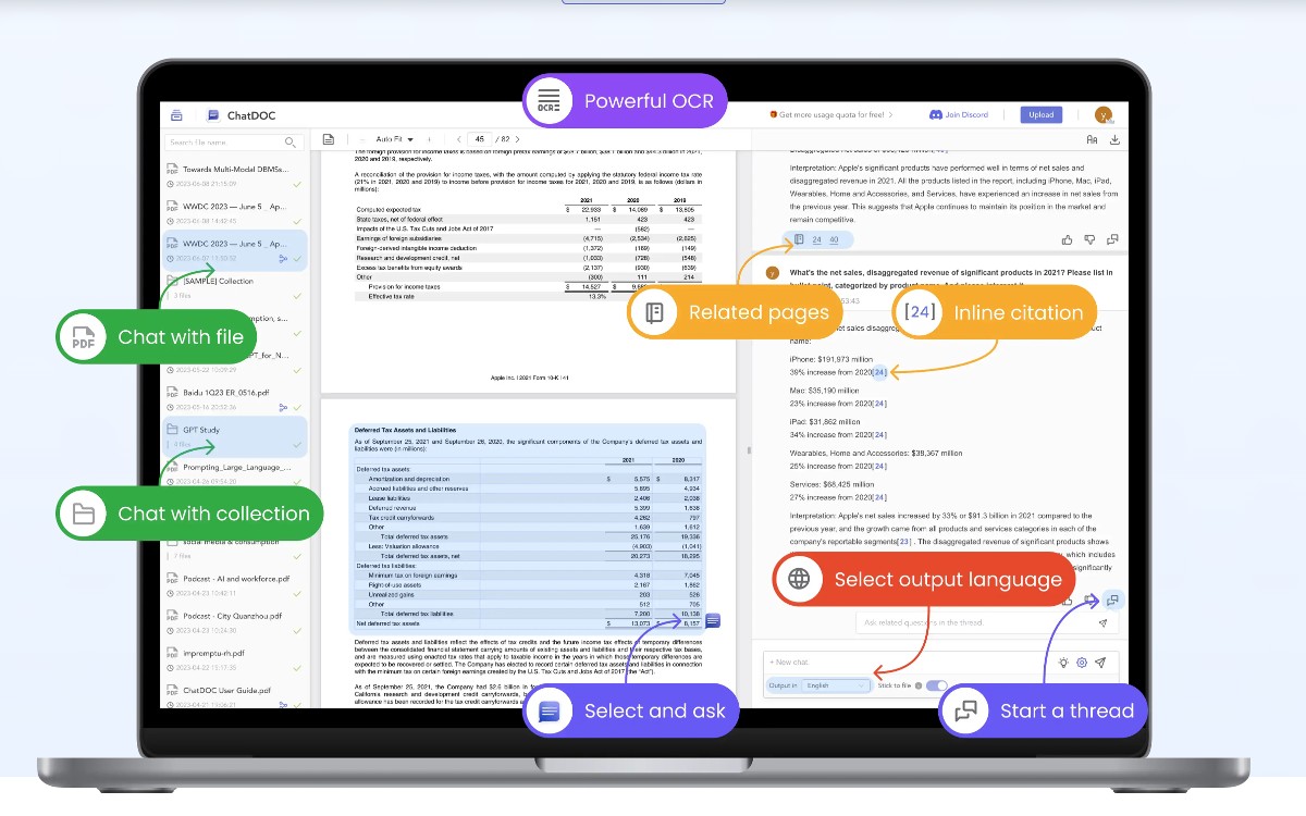 ChatDOC – تفاعل مع مستنداتك