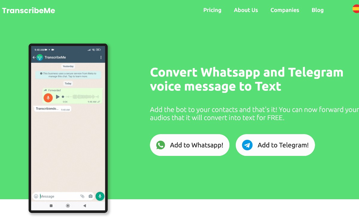 TranscribeMe: نسخ ملفات الصوت والفيديو