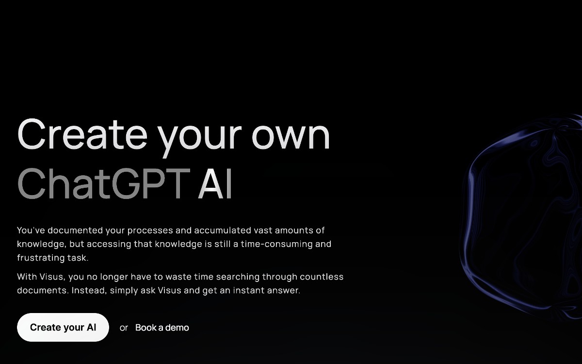 Visus: تدريب ChatGPT على مستنداتك