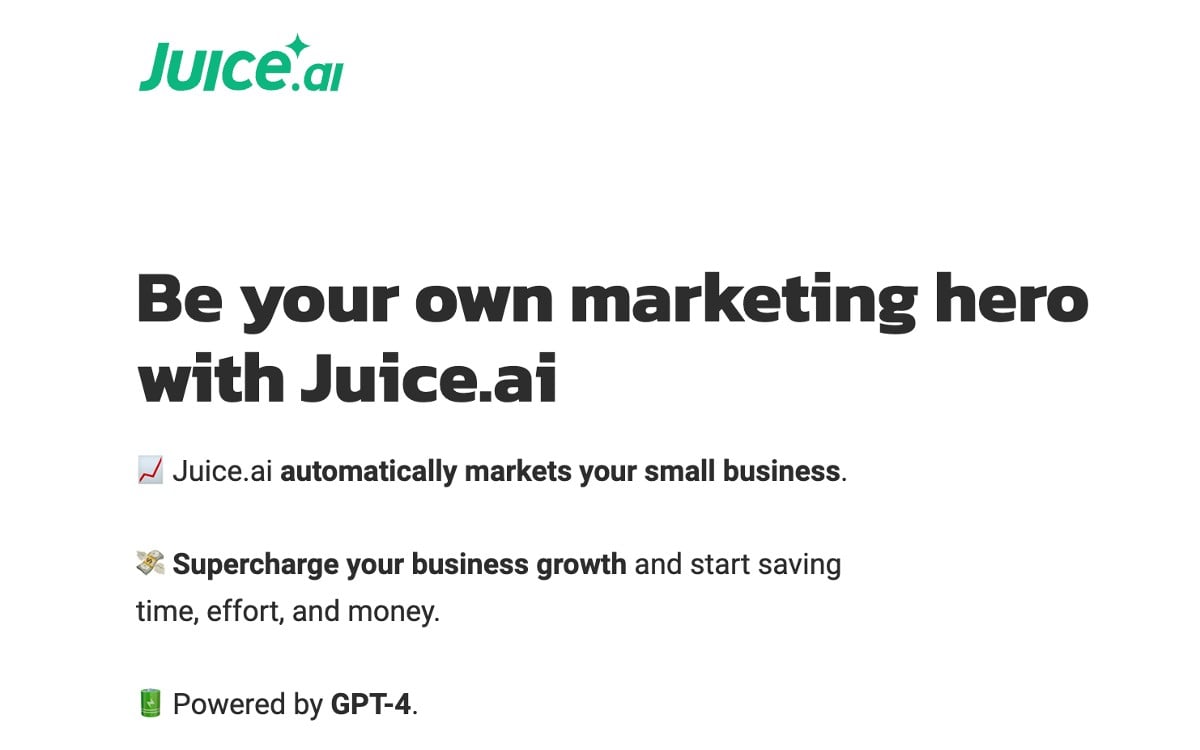 Juice: انطلاق نحو قمة Google