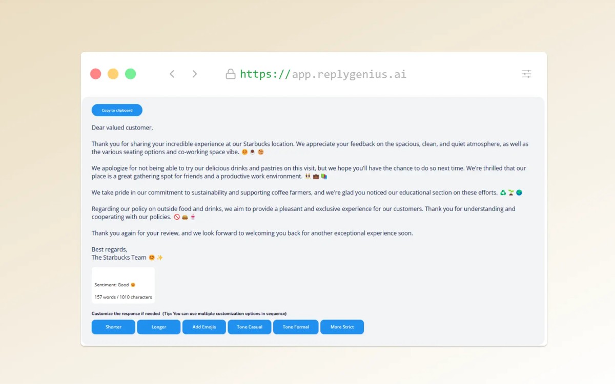 ReplyGenius.ai: تحسين إدارة مراجعاتك عبر الإنترنت