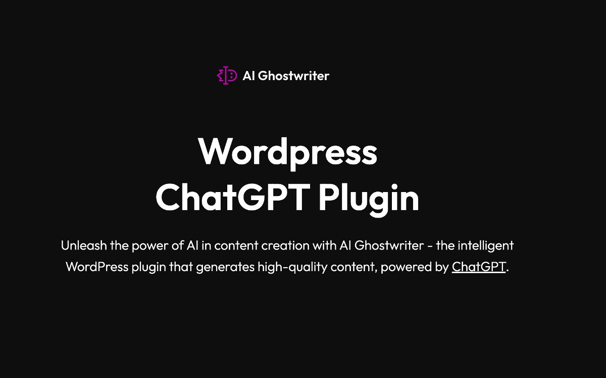 الكاتب الشبح بالذكاء الاصطناعي: مولد المحتوى عالي الجودة الخاص بك