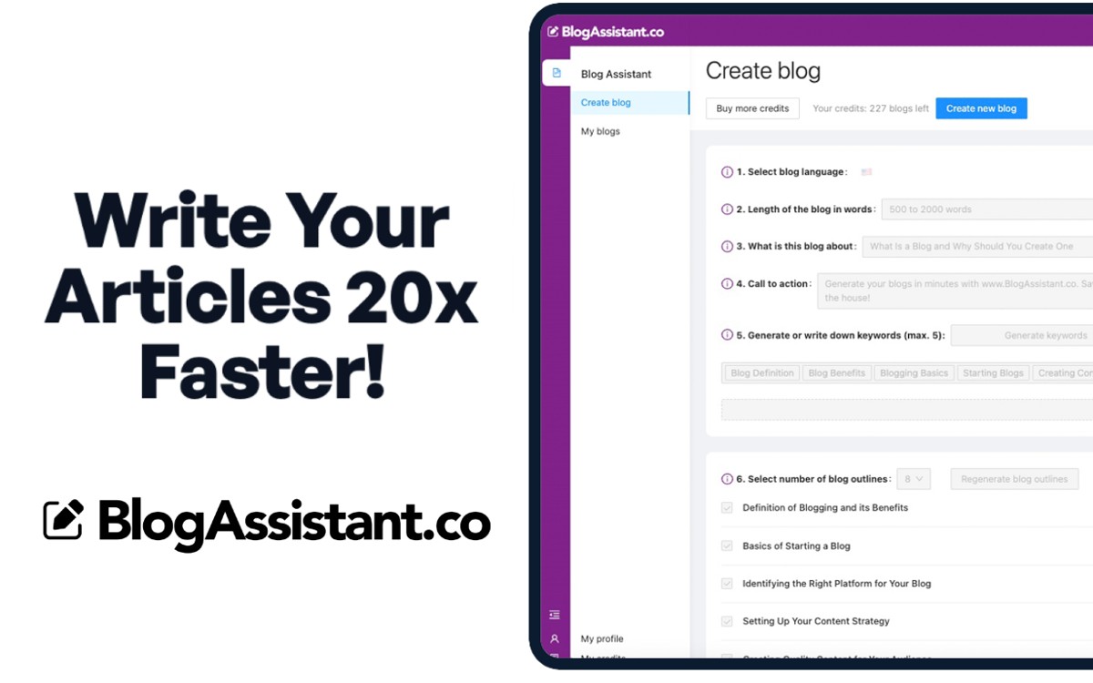 مساعد المدونة: أنشئ محتوى ذكاء اصطناعي غير قابل للكشف