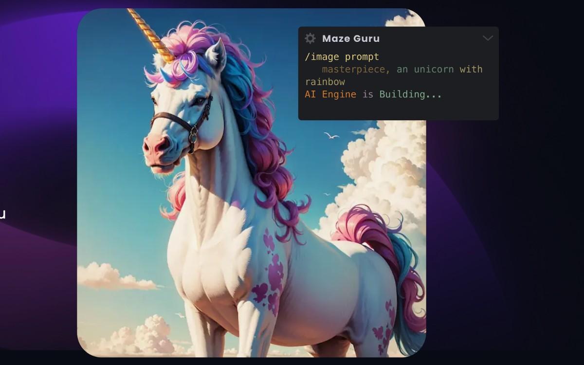 Maze: أنشئ صورًا حية من النص