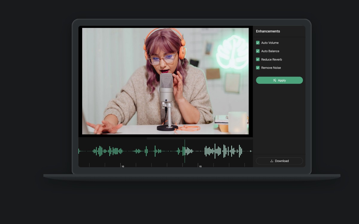 Audo AI: أداة تنظيف الصوت الخاصة بك