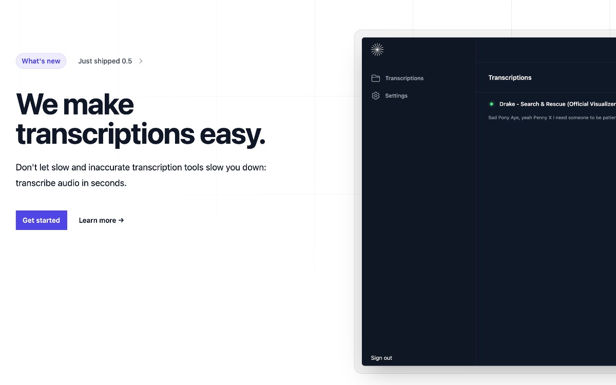 Transkribieren: احصل على نسخ سريع من ملاحظاتك