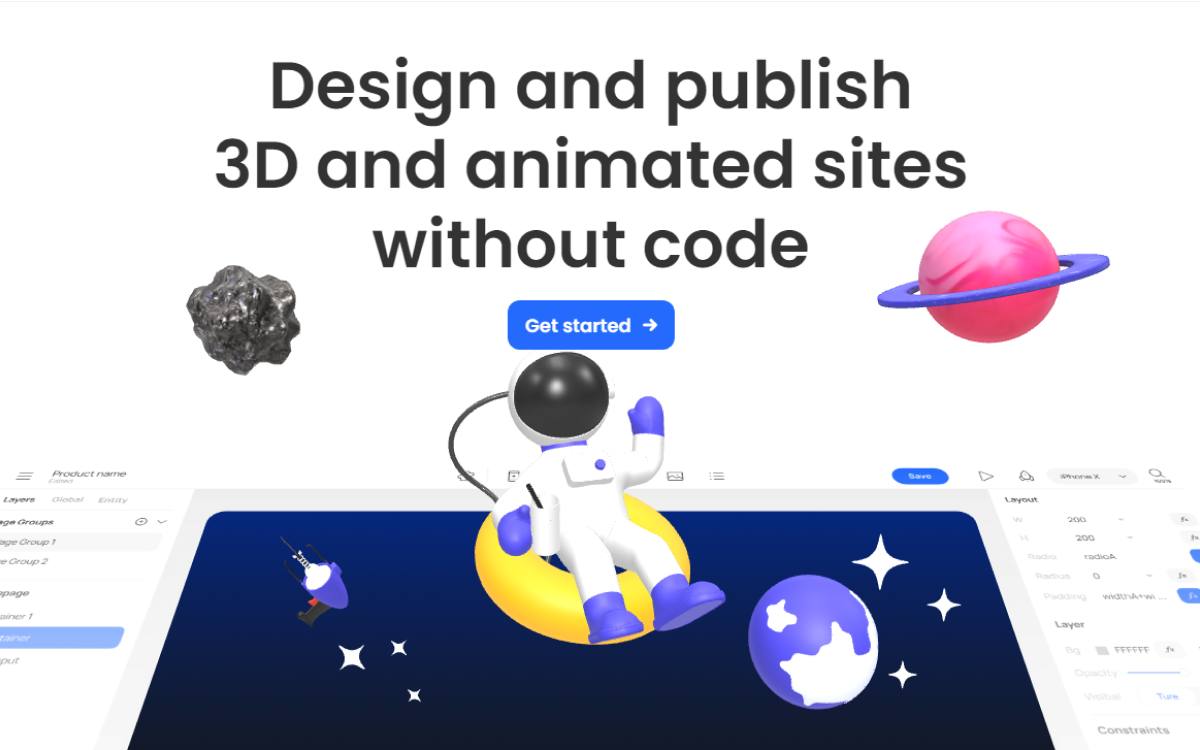 دورا: أنشئ مواقع ويب ثلاثية الأبعاد مذهلة بدون كتابة أكواد