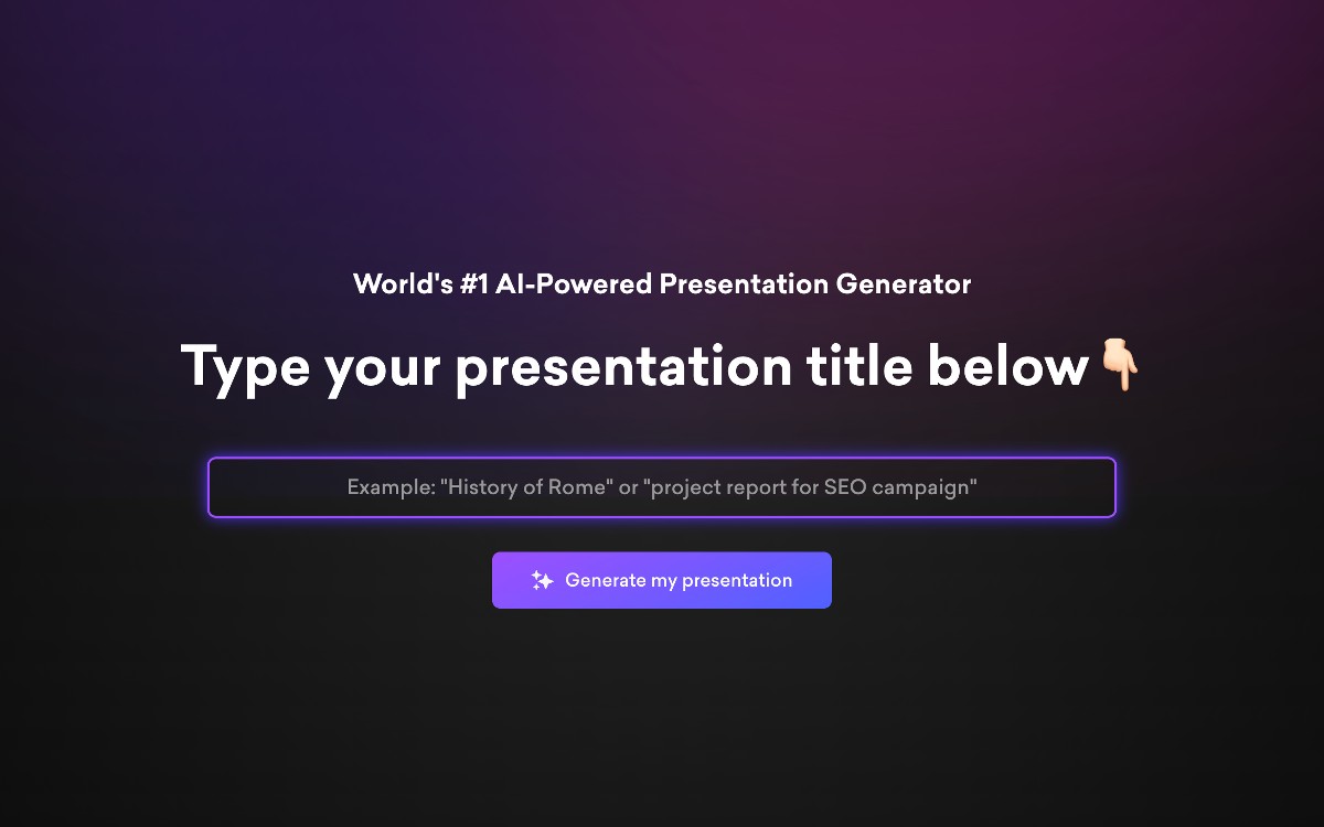 Decktopus: مولد العروض التقديمية الشامل الخاص بك